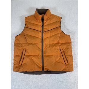 NorthCrest Women’s Down Puffer Vest Orange L 14/16